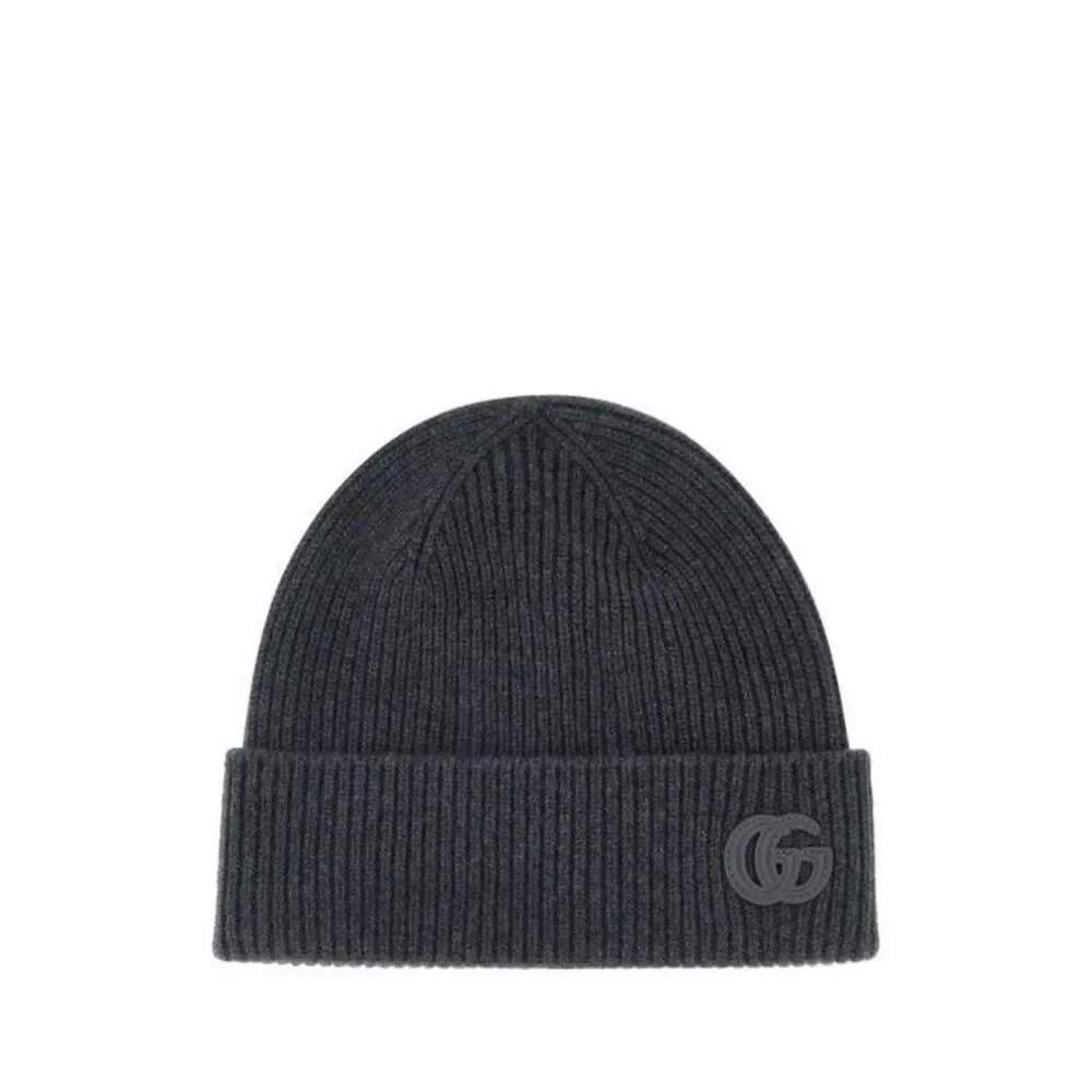 Patch Cashmere Beanie
